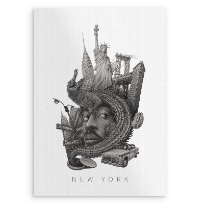 Kép New York Fekete-fehér