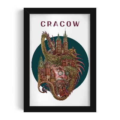 Fekete keretes kép Krakkó