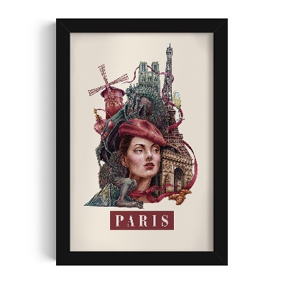 Fekete keretes kép Párizsi évjárat