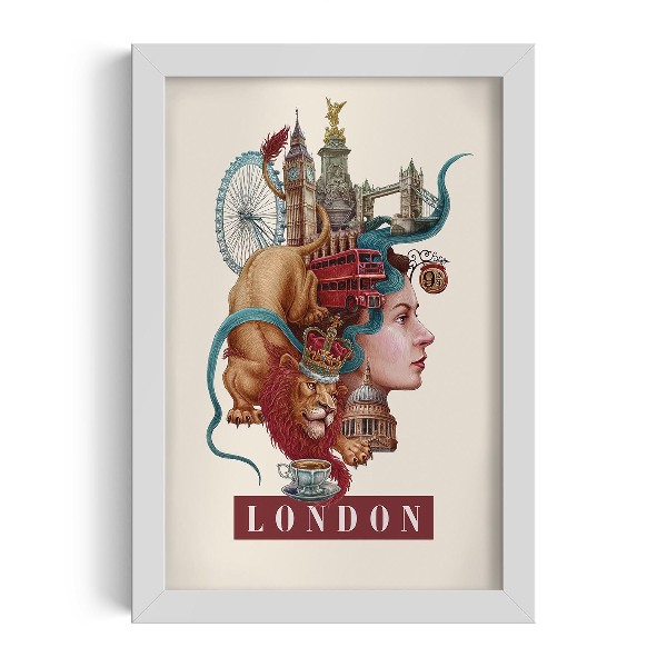 Fehér keret kép Londoni kiadás