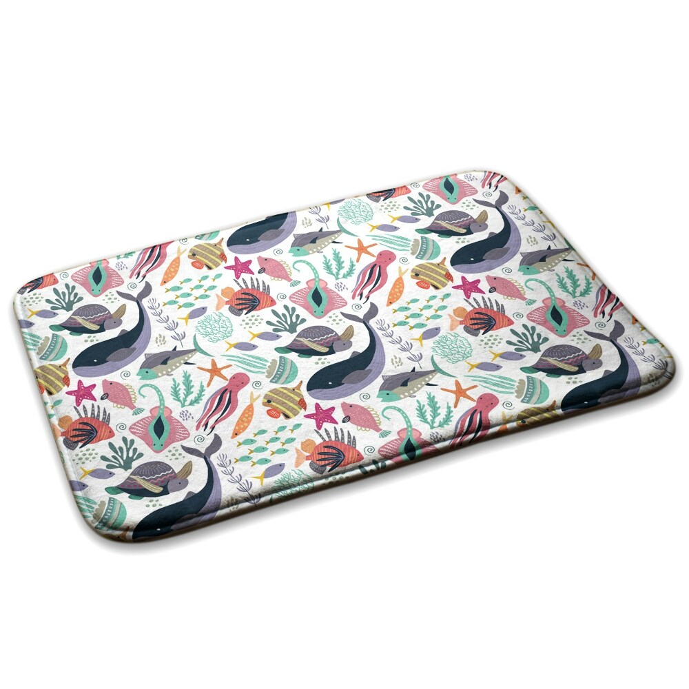 Gyerek szőnyeg Tengeri motívum bálnákkal és halakkal