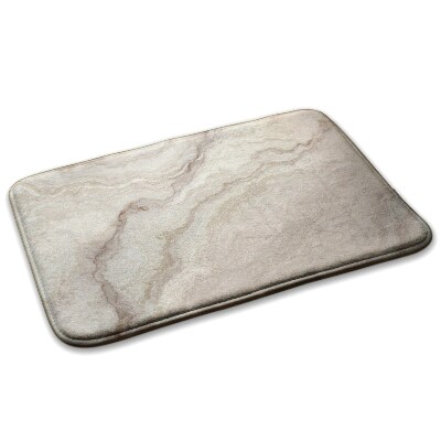 Konyhai szőnyeg Márványminta bézs árnyalatokban