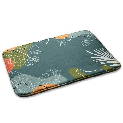 Konyhai szőnyeg Geometrikus azték minta színes rombuszokkal.