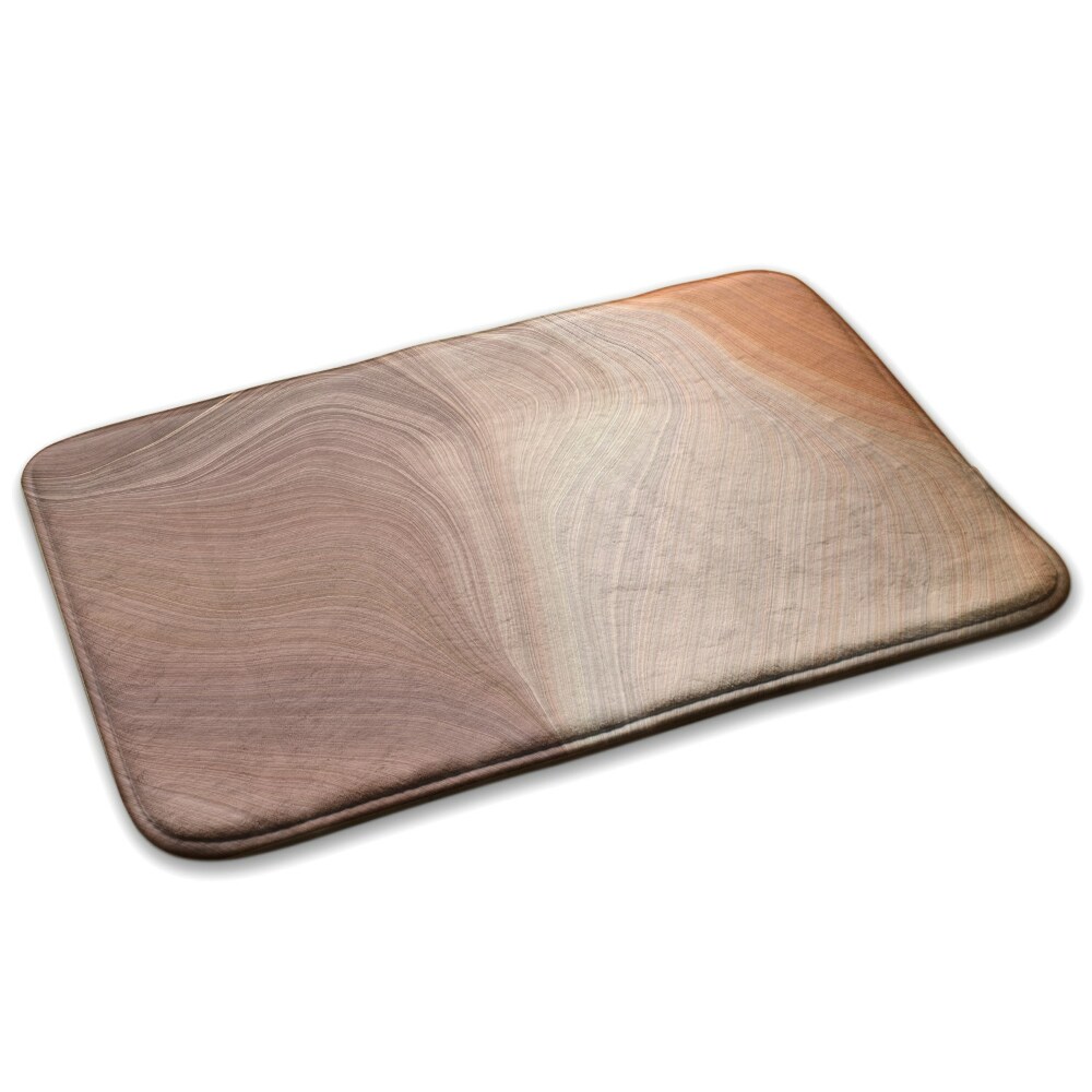 Konyhai szőnyeg Absztrakt vonalak földszínekben