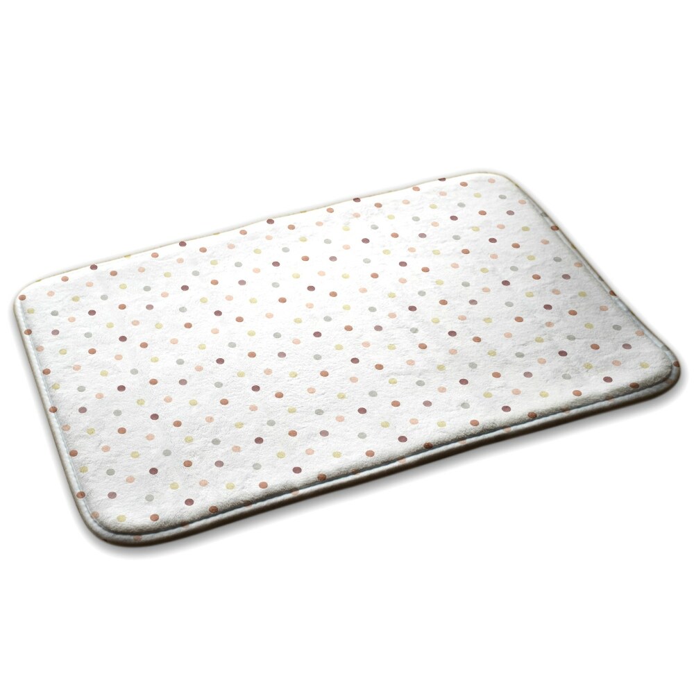 Szőnyeg Színes pontok fehér alapon