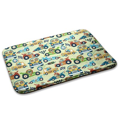 Gyerek szőnyeg Állatok autókban