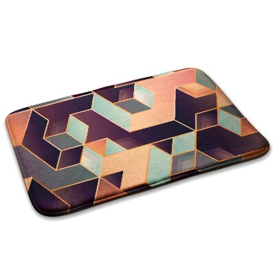 Gyerek szőnyeg Kék és szürke márványos minta.