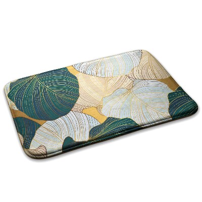 Szőnyeg Zöld és arany árnyalatú levelek