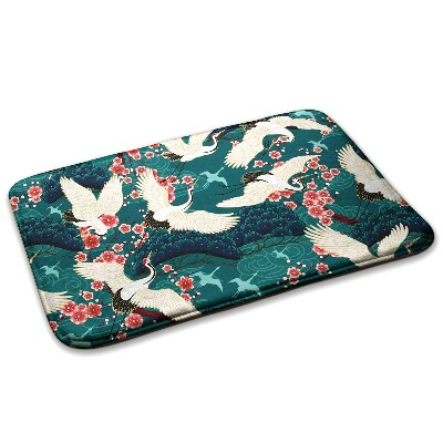 Gyerek szőnyeg Daruk és virágok