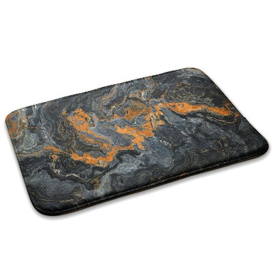 Szőnyeg Márványminta a szürke és a narancs árnyalataiban