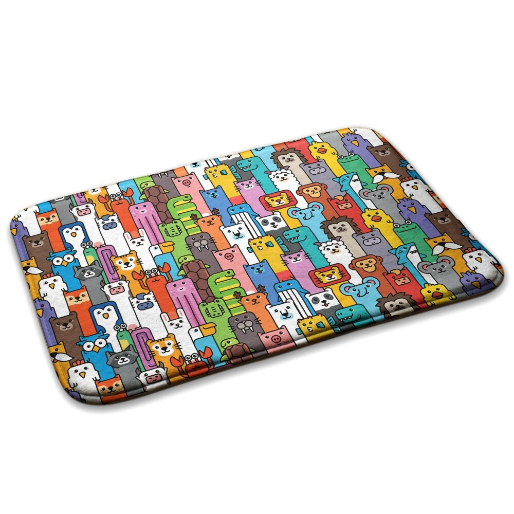 Gyerek szőnyeg Színes rajzfilmállatok