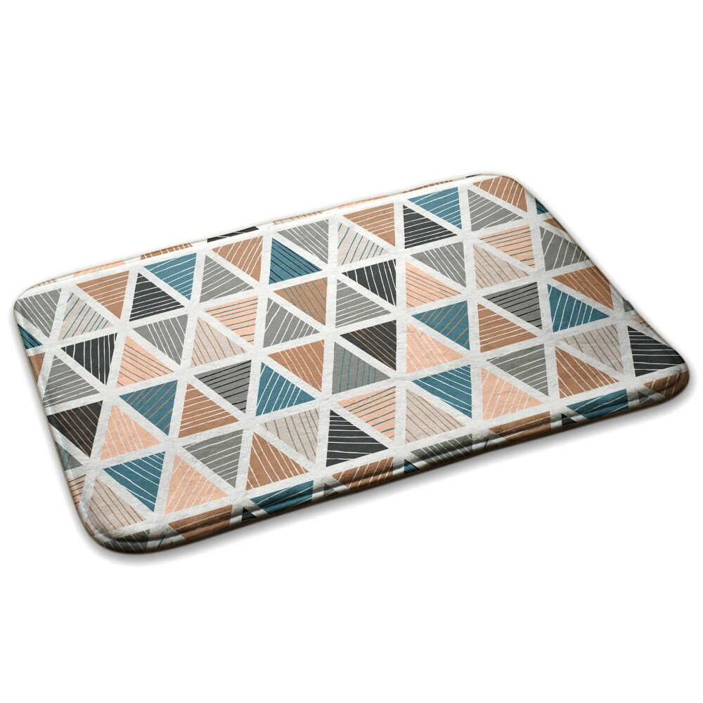 Konyhai szőnyeg Háromszögek geometriai mintázatban