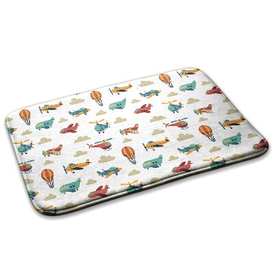 Konyhai szőnyeg Repülőgépek és léggömbök