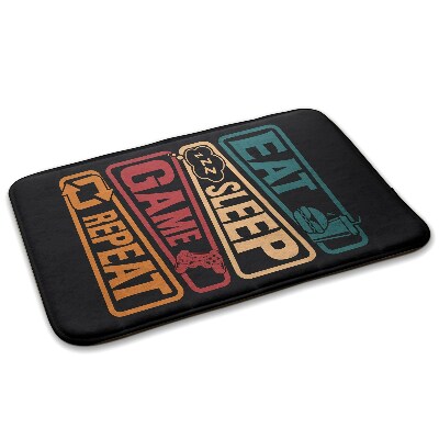 Konyhai szőnyeg Ismétlés játék Sleep Eat