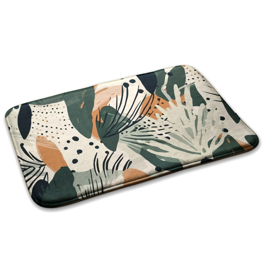 Konyhai szőnyeg Absztrakt levélminta