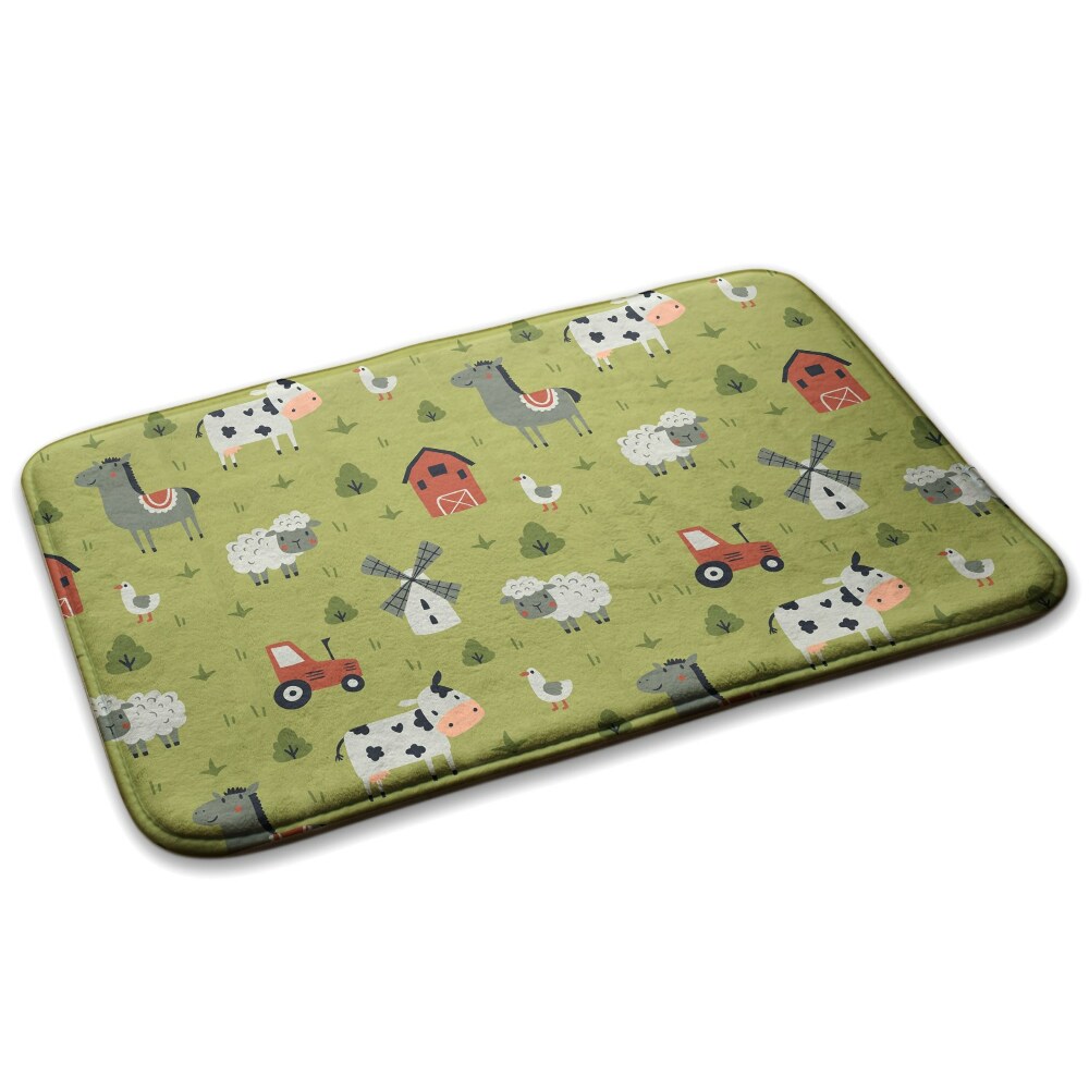 Konyhai szőnyeg Állatok egy farmon