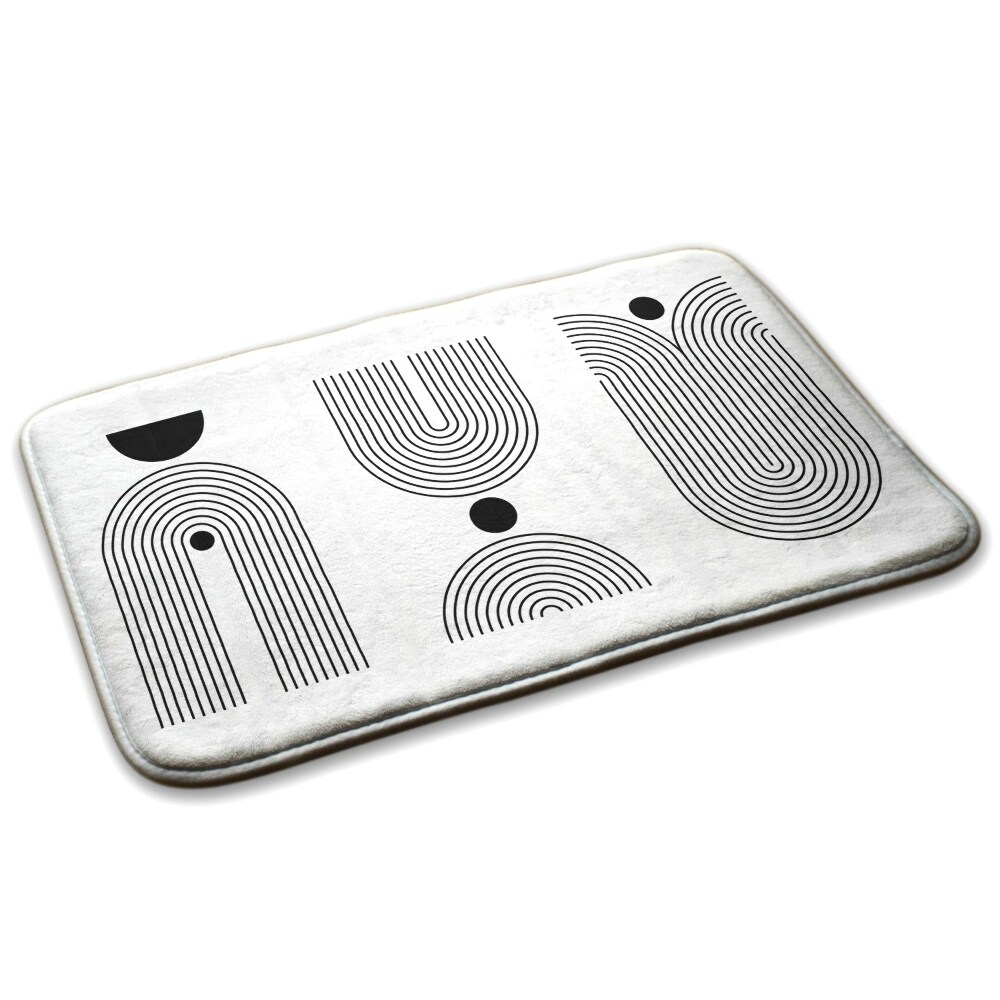 Konyhai szőnyeg Geometrikus vonalak és félköríves formák