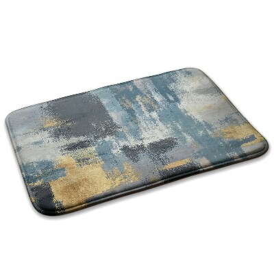 Gyerek szőnyeg Absztrakt foltok a kék és az arany árnyalataiban