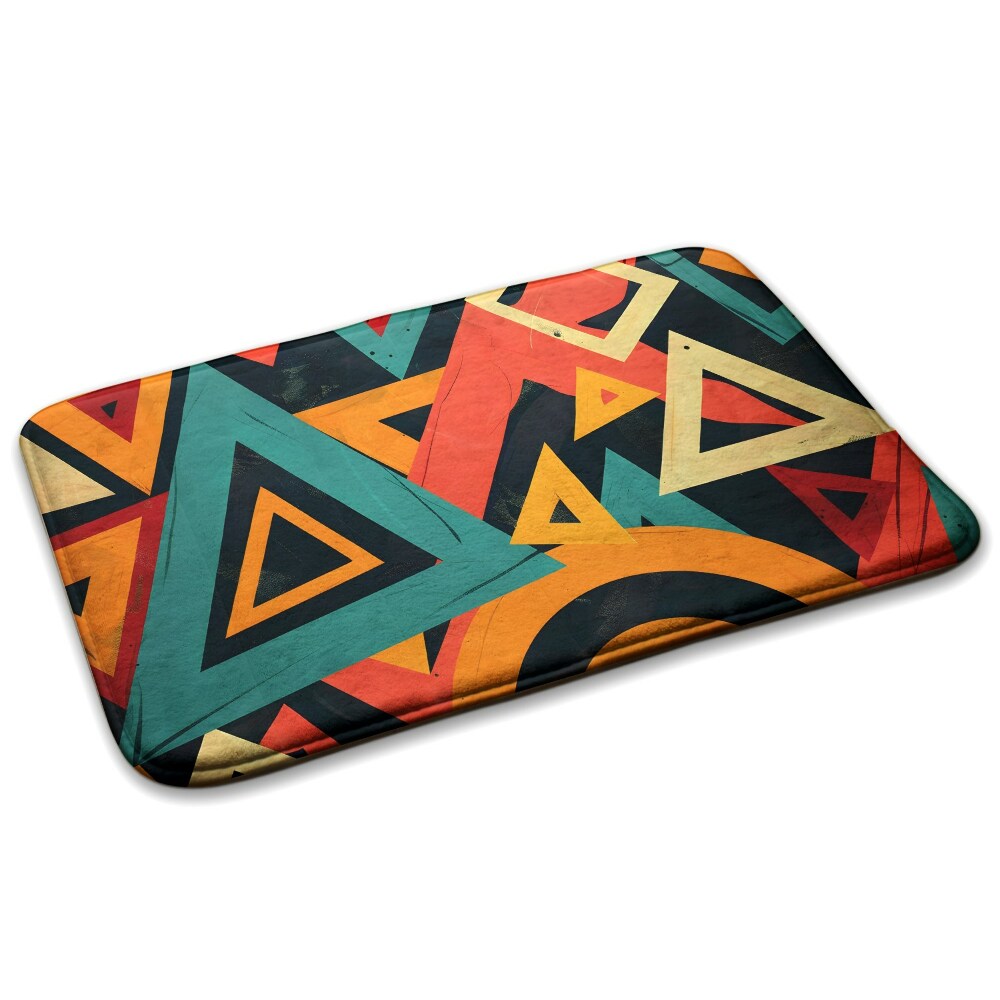 Gyerek szőnyeg Színes geometriai háromszögek és alakzatok