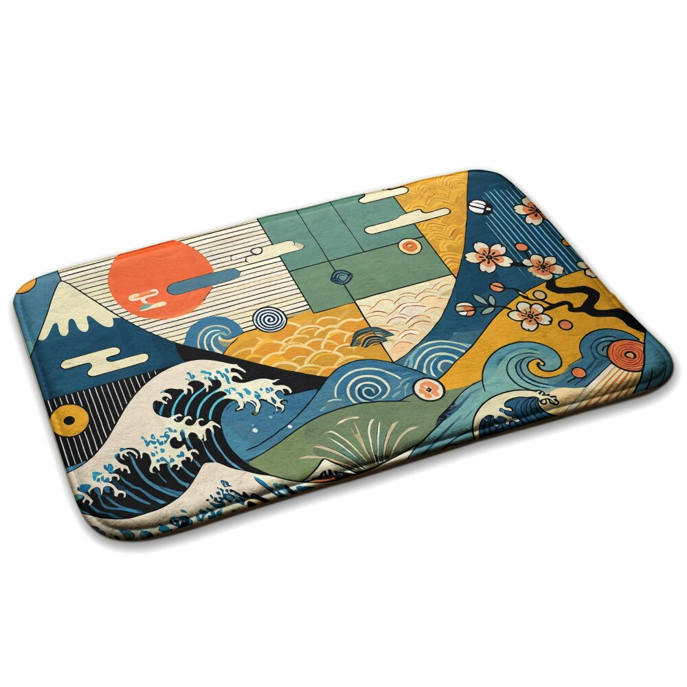 Gyerek szőnyeg Hullámok japán művészet