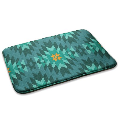 Konyhai szőnyeg Fekete-fehér sakktábla.