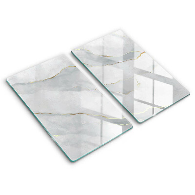 Edzett üveg vágódeszka Kő textúra 2 darab