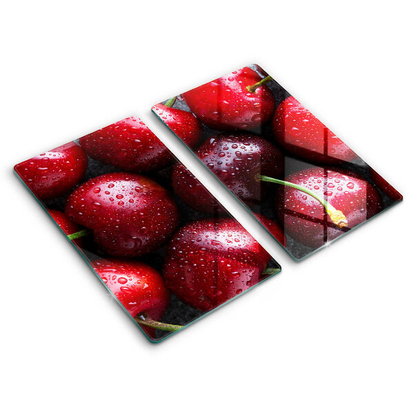 Üveg vágódeszka Közelkép cseresznyéről 2 szt.
