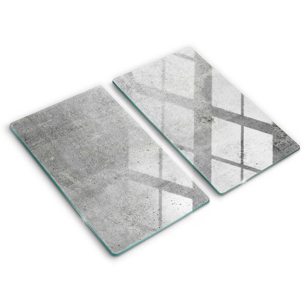 Üveg vágódeszka Texturált beton 2 szt.
