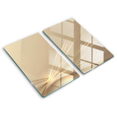 Edzett üveg vágódeszka Modern absztrakció 2 darab