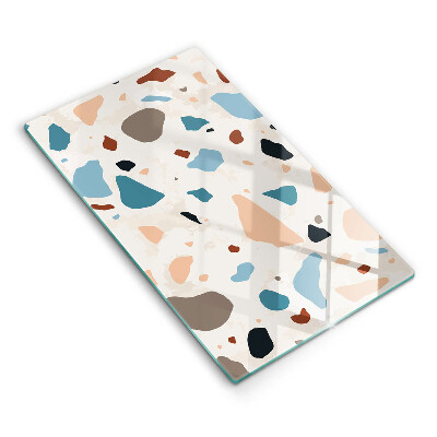 Üveg vágódeszka fényképpel Kő dekoratív kőedények