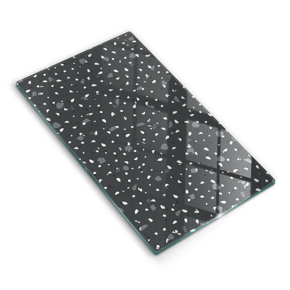 Üveg vágódeszka fényképpel Dekoratív kő