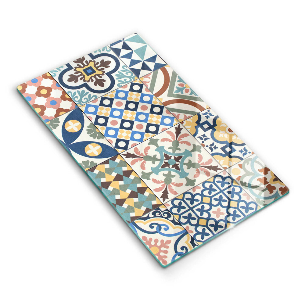 Üveg vágódeszka fényképpel Dekoratív csempe