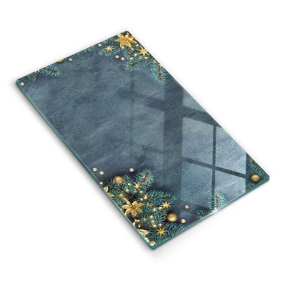 Üveg vágódeszka fényképpel Karácsonyi dekorációk