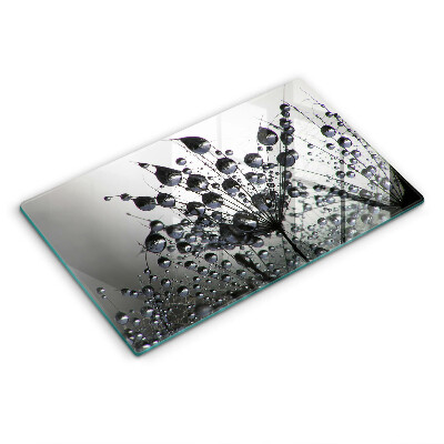 Üveg vágódeszka Fúvók és harmat