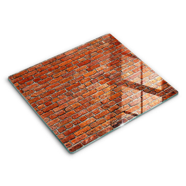 Edzett üveg vágódeszka 60x52 cm Téglafal