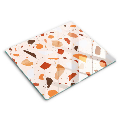 Edzett üveg vágódeszka 60x52 cm Dekoratív kőedény