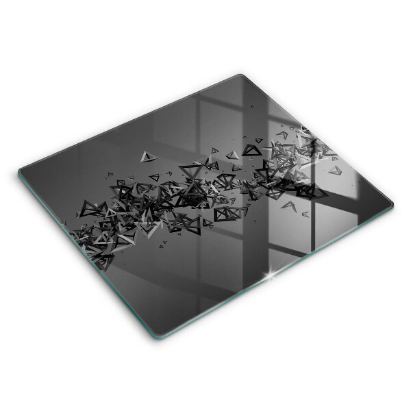 Edzett üveg vágódeszka 60x52 cm Absztrakt 3D formák