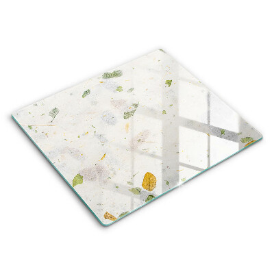 Edzett üveg vágódeszka 60x52 cm Hulló levelek