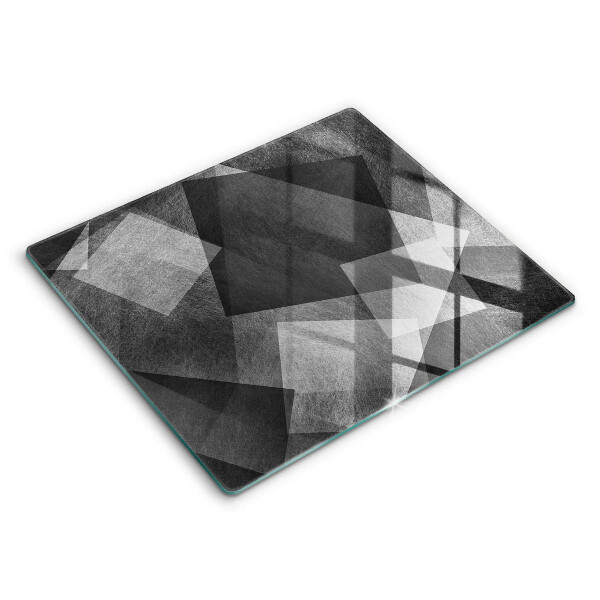 Edzett üveg vágódeszka 60x52 cm Geometrikus absztrakció