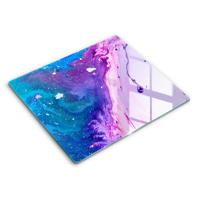 Edzett üveg vágódeszka 60x52 cm Absztrakt tinták
