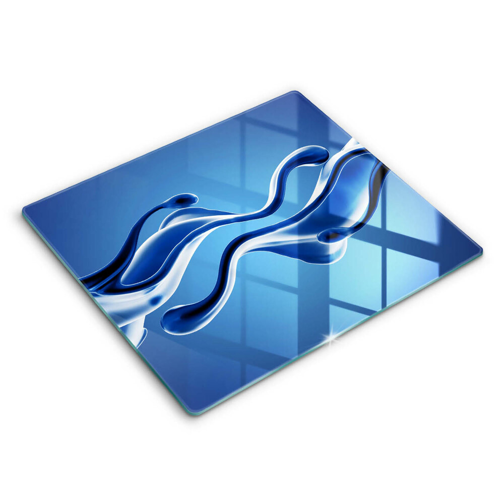 Edzett üveg vágódeszka 60x52 cm Folyékony absztrakció