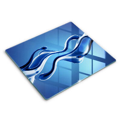 Edzett üveg vágódeszka 60x52 cm Folyékony absztrakció