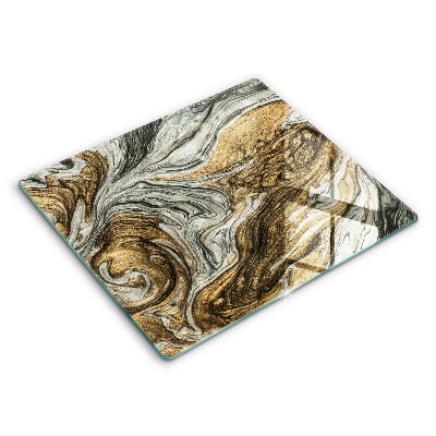 Edzett üveg vágódeszka 60x52 cm Gazdag absztrakció