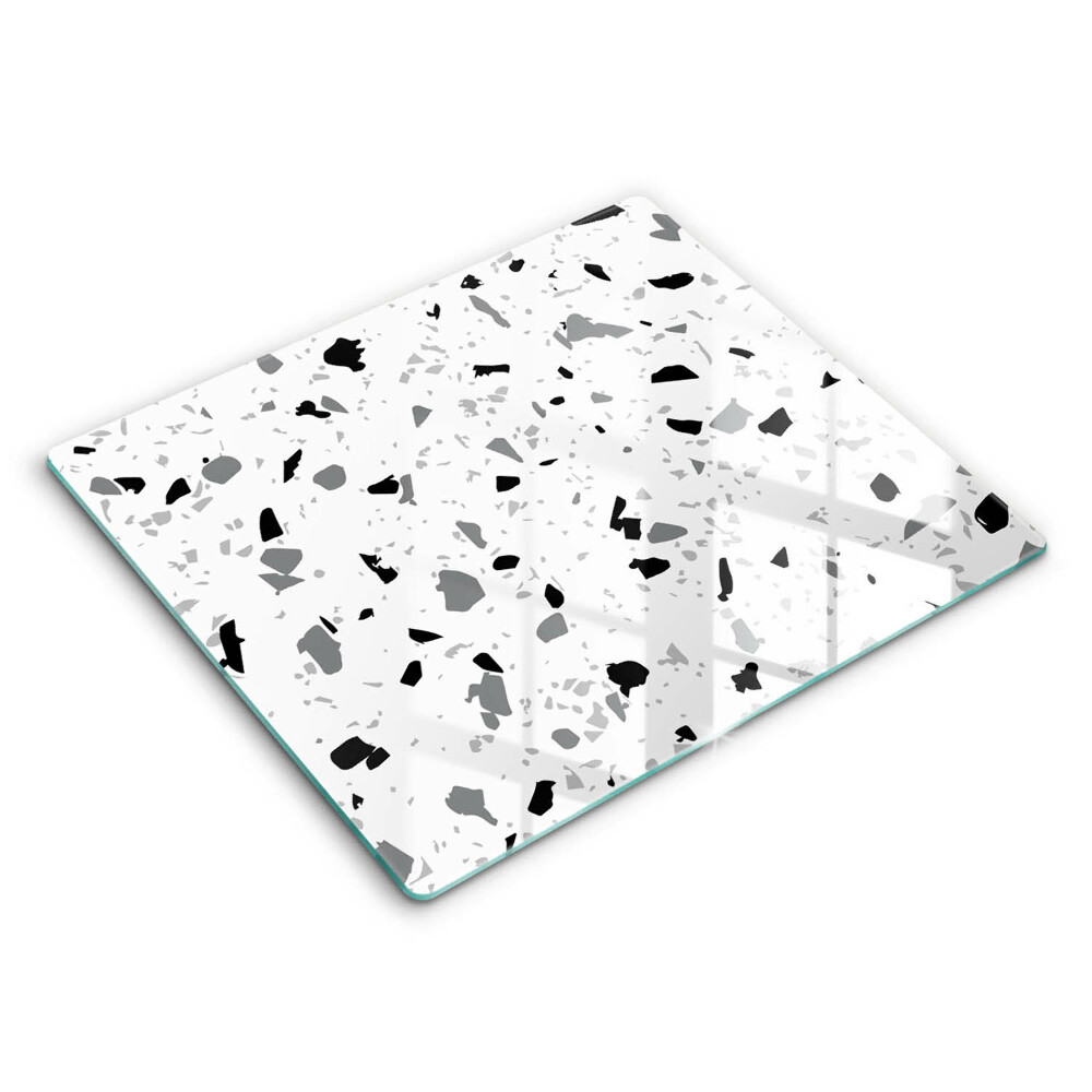 Edzett üveg vágódeszka 60x52 cm Dekoratív kőedény