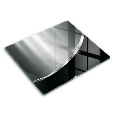 Edzett üveg vágódeszka 60x52 cm Absztrakt fémmel