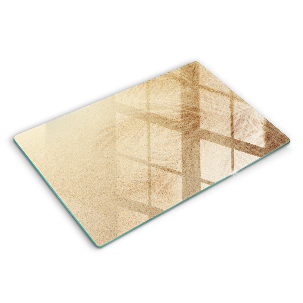 Üveg vágódeszka fényképpel 80x52 cm Tengerparti homok nyaralás