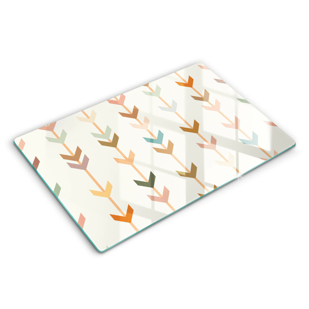 Üveg vágódeszka fényképpel 80x52 cm Geometrikus elemek