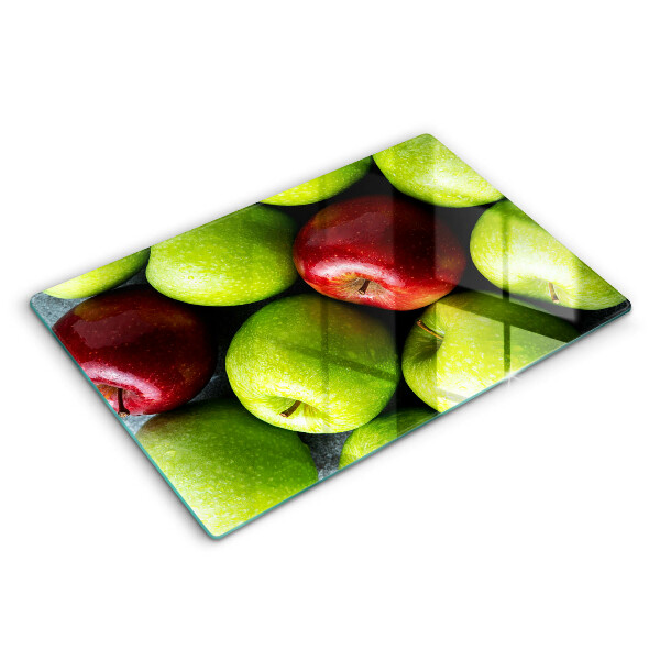 Üveg vágódeszka fényképpel 80x52 cm Lédús alma