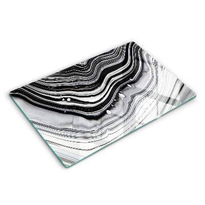 Üveg vágódeszka fényképpel 80x52 cm Absztrakt tinta