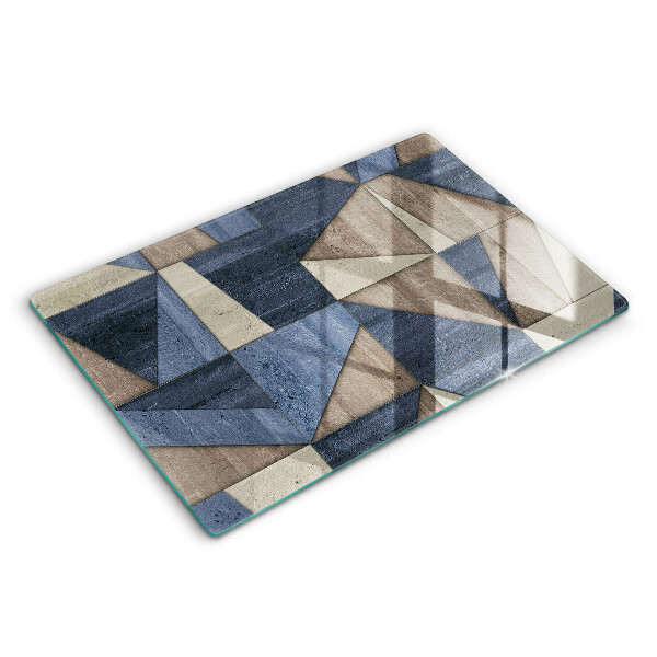 Üveg vágódeszka fényképpel 80x52 cm Geometrikus absztrakció